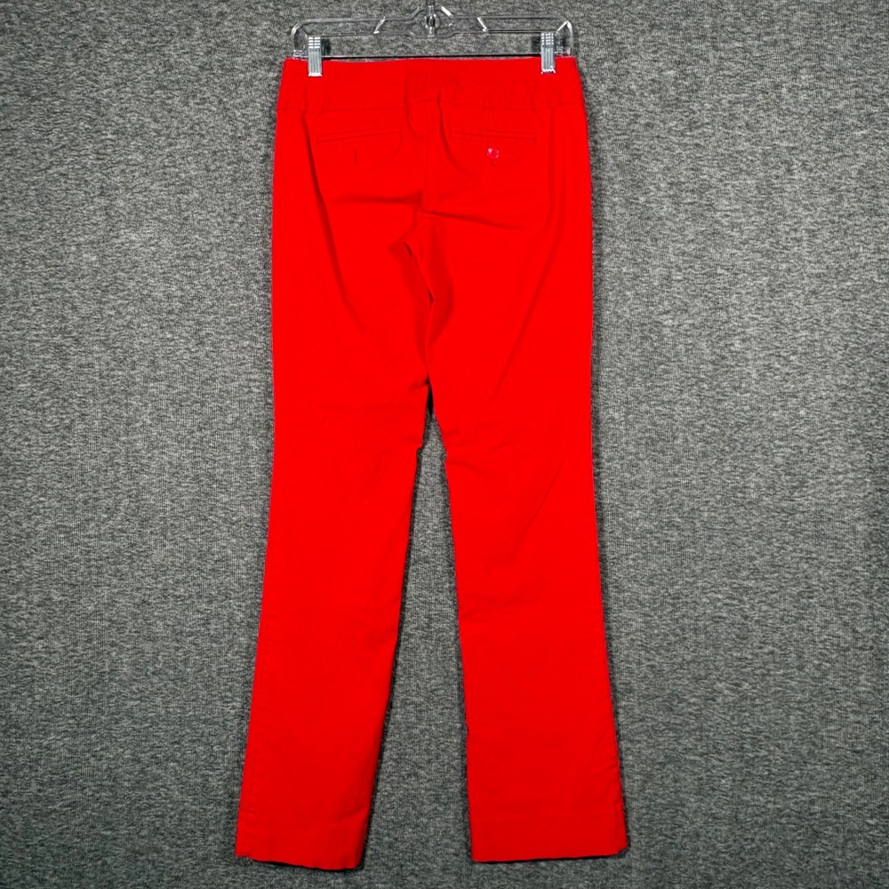 The Limited Exact Stretch Red Dress Pants Womens Size 2 Straight Leg Workwear - Picture 5 of 11